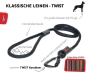Preview: klassische Hundeleine TWIST - L - 115cm - devil